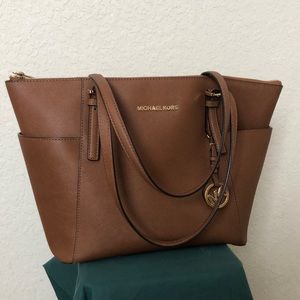 Michael Kors Brown Jet Set Tote